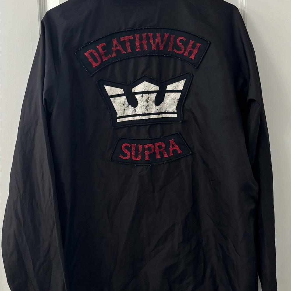 SUPRA FOOTWEAR
Supra Footwear Supra Crown Coalition
'Deathwish' Coach's Jacket - Picture 7 of 9